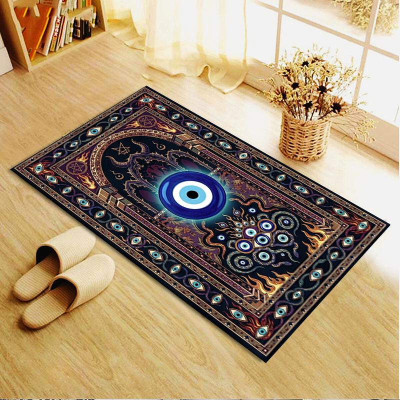 2025 New Evil Eye Carpet Rug for Living Room Bedroom Home Sofa Decoration,Kids play Non-slip Floor Mat166
