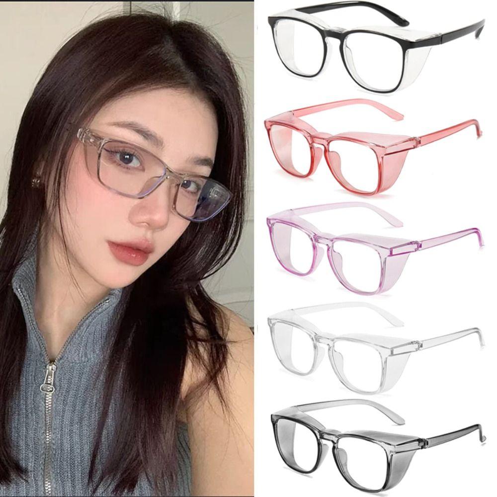 Gafas Protectoras Resistentes a los Arañazos Antivaho con Protectores Laterales para Mujer