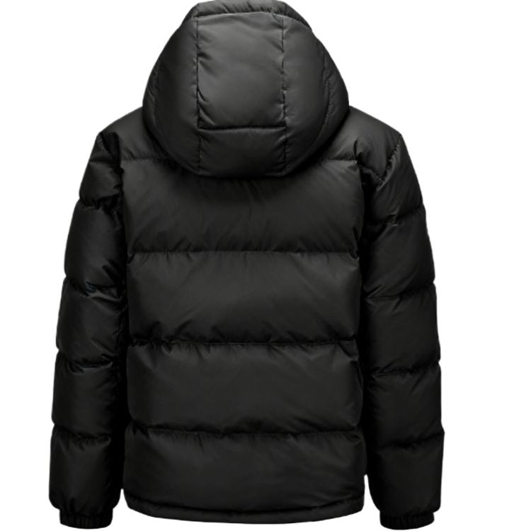 Skechers Comfort Sports Series Solid Color Hooded Warm Down Jacket Men Outerwear P425M032-0018
