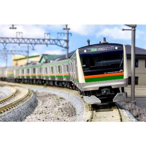 

KATO N Gauge Starter Set E233 Series 3000 Tokaido Line Ueno-Tokyo Line 10-019 Model Train Beginner Set