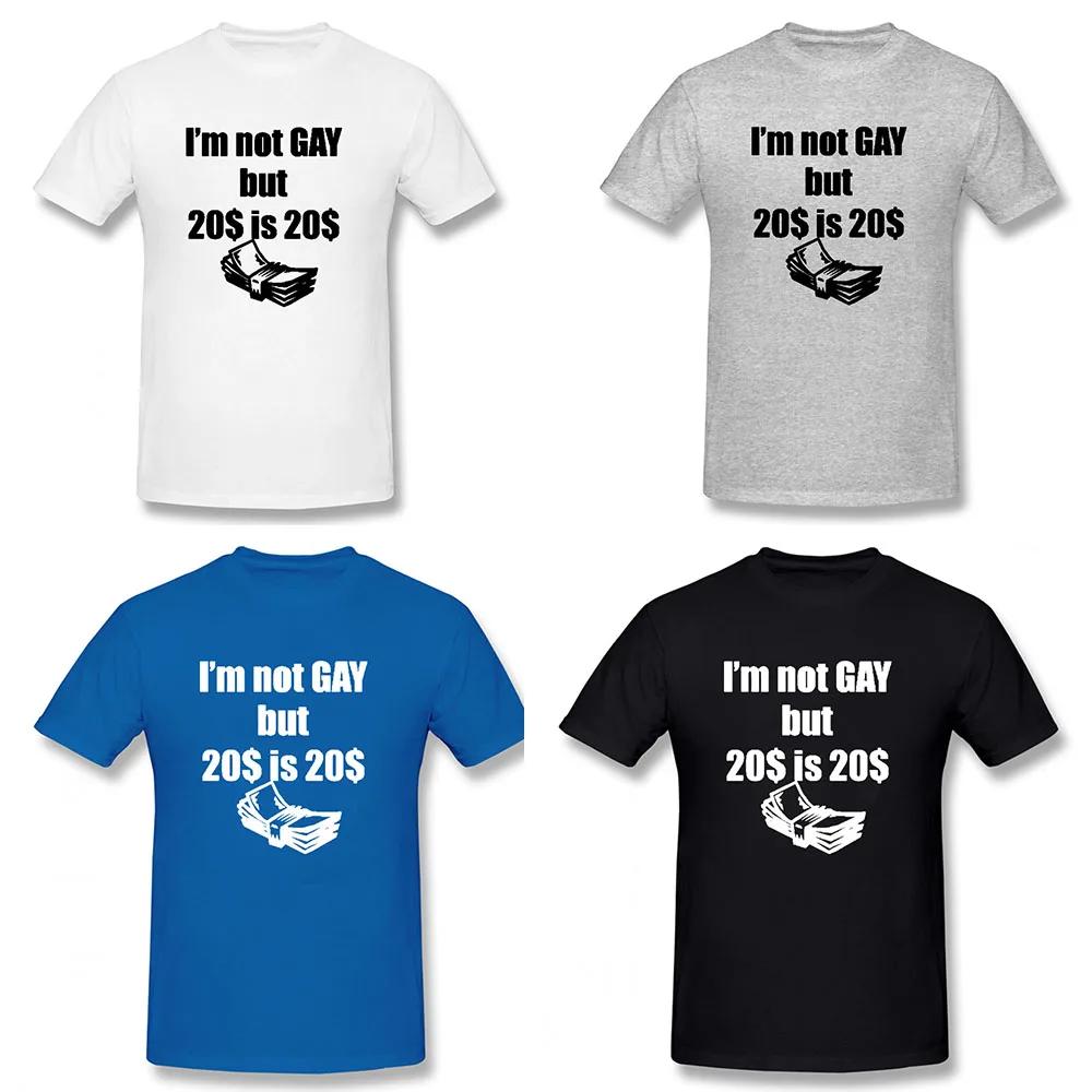SORRY DAD I LIKE BOYS Gay Pride T Shirt Funny Tshirt Mens Clothing Short Sleeve I'm Not Gay But 20 Bucks Is 20 Bucks T-shirt