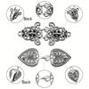 Fashion Winter Retro Sewing Cardigan Clip Sweater Blouse Pin Shawl Brooch Clip Clasps Casual Party Accessories Gift