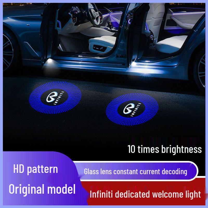 Infiniti Welcome Door Light Laser Projector for Q50L/G25/QX60/Q70L Models Car Interior Decor