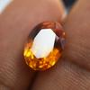 Certified 6.40 Ct Natural Gemstone Orange Sapphire Oval Beautiful Gift For Her