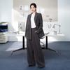Sancai Petite High-Waist Commuter Suit Pants