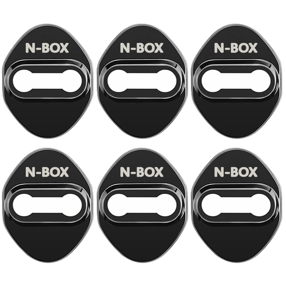 TADOKAPATU Compatible N-BOX Striker Cover Door Lock Cover Plated Accessories чёрный
