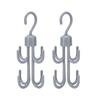 Rotatable Bra Hangers For Closet Organizer, Max 48 Storage Capacity Belt Hanger, Plastic Space Saving Closet Organizers Apartment Dorm
