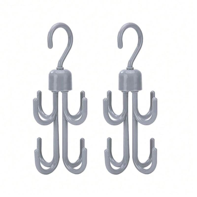 Rotatable Bra Hangers For Closet Organizer, Max 48 Storage Capacity Belt Hanger, Plastic Space Saving Closet Organizers Apartment Dorm