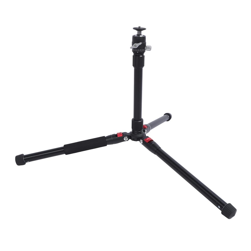 59in Camera Tripod With 20mm Metal Ball Head Lightweight Aluminum Alloy 3 Sections DSLR Camera Tripod for Video Photo