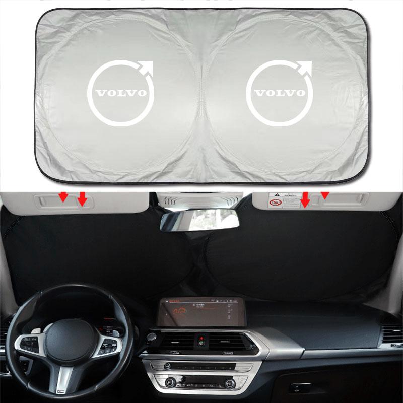 Car Sunshade Cover Windshield Sun Shade Visor Interior For Volvo XC90 V90 V60 XC60 V40 S80 S60 S90 C40 XC40 V70 XC70 C30 C70