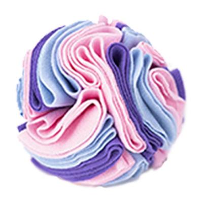 Neat Plus Dog Nose Work Piłka do zabawy w kształcie piłki, kulka z przekąskami, różowa - 15 cm