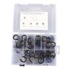 Upgraded Wire Clamps Assortment Kit Stainless Steel 304 Rubber Cushion Cable Clamps Pipe Clamp Set for Wiring Lines