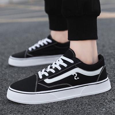 Spring and Summer Men's Shoes Classic Low-top Canvas Shoes for Men's Middle School Students Casual Trendy Board Shoes Fashionable Board Shoes