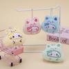 Milk Pupu Plush Cartoon Pendant Keychain & Brooch - Cute Beaded Doll Accessories