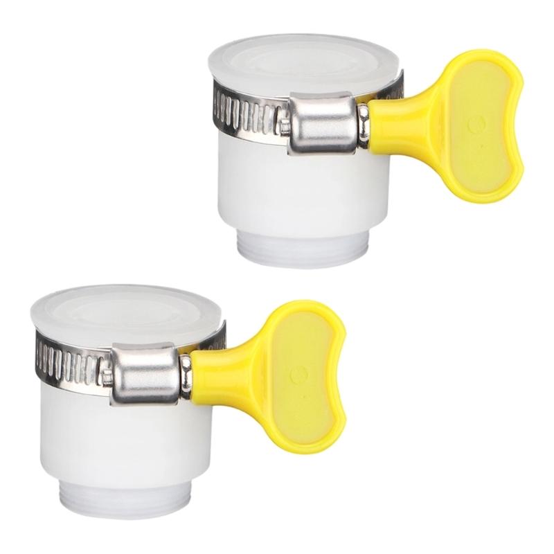 Multiple Purpose Plastic Faucet Adapters Tool Easy Installation Universally Compatible Kitchen Bathroom Water Flows Adapters