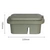 Multifunctional Hand-Carry Wash Bucket with Brush, Watercolor, Oil Painting, Gouache Palette, and Drawing Supplies