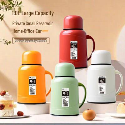 Insulated Portable Thermos Flask: Ideal for Home, Dorms, and Travel