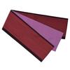 [Warakugure] Kiryu-ori Reversible Yukata Obi, Border Kasuri, Made in Japan (Burgundy)