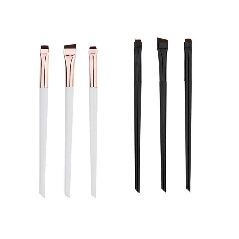 3Pcs/set Blade Eyeliner Brushes Eyebrow Brush Portable Flat Fine Eye Liner Brow Contour Makeup Brush Make Up Tool Wholesale 2026