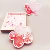 Glitter Coasters Cute Coasters for Drinks Ocean Rainbow Sakura Coasters With Glitter Quick Sand Flowing Drink Coasters