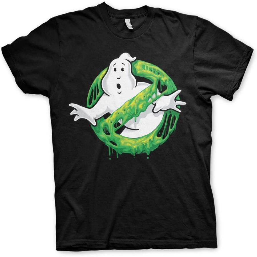 Ghostbusters Officially Licensed Slime Logo Mens T-Shirt (Black) S чёрный