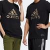 adidas Panda Print Crew Neck Sport Short-Sleeve T-Shirt Unisex Tops Black GP1850