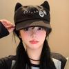 Katzenohr Plüsch Baseballkappe Japanischer Stil Süß Und Niedlich Lässt Ihr Gesicht Kleiner Aussehen