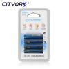 CITYORK 1.2V AAA Rechargeable Battery 1100mAh NI-MH Charged AAA Batteries For Toys Mouse aaa battery