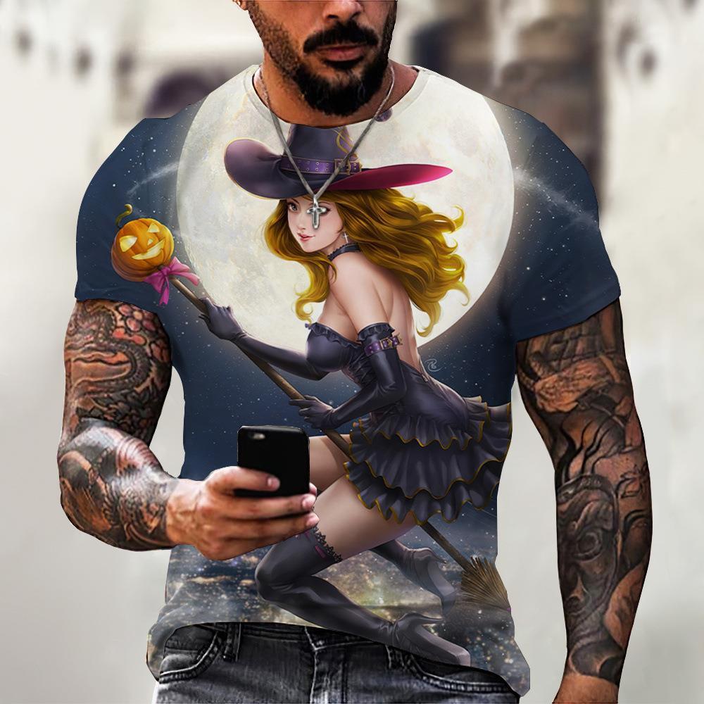 Series 3D T-shirt Flexible Craftsmanship Street Short Sleeved Men's T-shirt