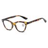 Ochelari de lectură cu ochi de pisică anti lumină albastră Ochelari de vedere pentru prezbiopie cu picioare de primăvară retro Dioptrie bărbați și femei +1,0 +2,0 +2,5 3,0 3,5 +4,0