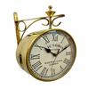 15.24 Cm Nautical Brass Clock Double Sided Clock Station Clock Victorian Clock Home, Office Decor