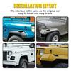 For Jeep 1987-95 Wrangler YJ Smoked Front Turn Signal Parking Light Housings Kit