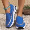 Fashion Women's Casual Sports Sneakers Comfortable Slip On Thick Sole Walking Shoes Woman Lightweight Non Slip Platform Running Shoes