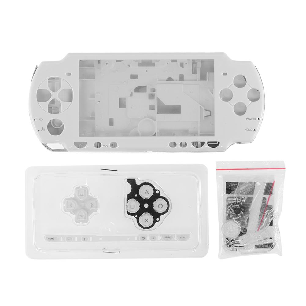 Vollständiges Gehäuse Abdeckung Frontplatte Für PSP2000 Ersatz Kunststoffschalen-Set Mit Tasten-Set Für PSP2000 Spielkonsolen-Zubehör