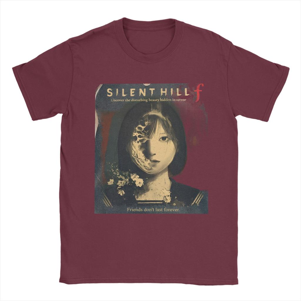 Oversized T Shirt Hinako Shimizu  Silent Hill F 100 Cotton T-Shirts  Leisure Tshirt for Men's Summer Y2K Fun Short Sleeve Tops