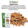 NeutraVed Manjistha Root - 100g, Organic Indian Madder, for Eating Also Face , Skin - Ayurvedic Herbs for Men and Women- 100g