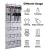 Over The Door Shoe Rack With 24 Large Mesh Pockets Hanging Shoe Organizer For Closet Hanging Shoe Rack Holder Hanger