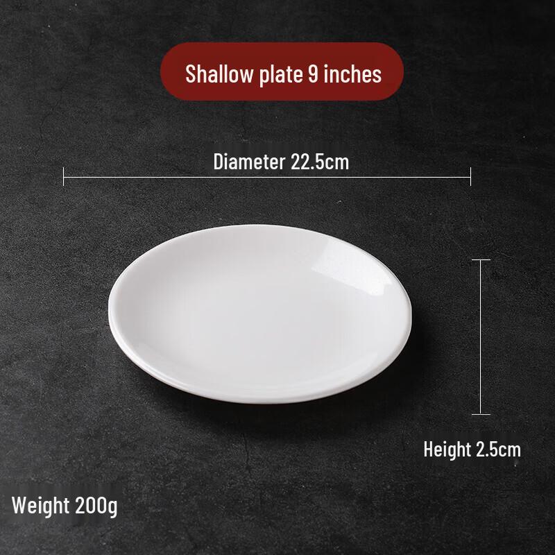 Commercial A5 Melamine Round Dinner Plate