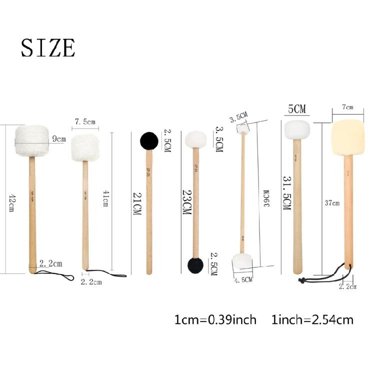 7 Pcs Singing Bowl Mallet Drum Stick Meditation Bowl Strikers for Sound Healing