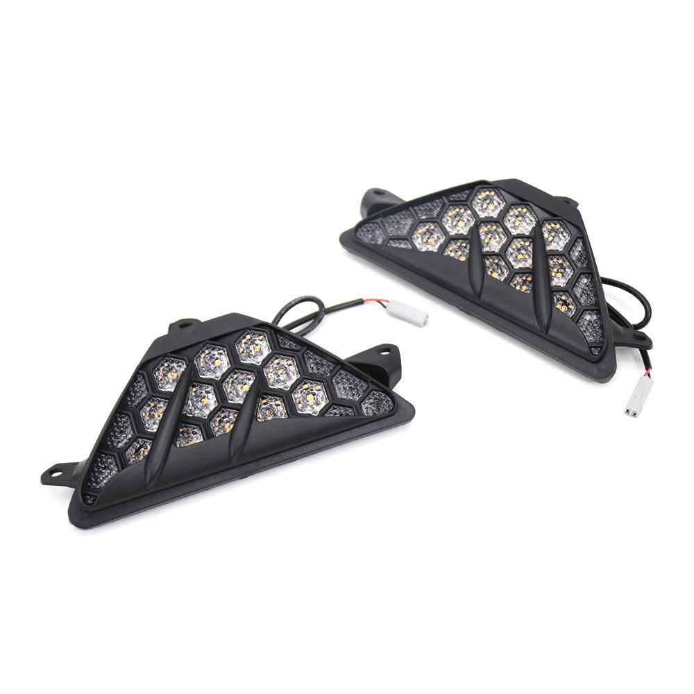 

New NINJA ZX6R ZX-6R 2013 - 2025 2025 Front Turn Indicator Signal LED Lights For Kawasaki Ninja300 Ninja400 Ninja650 Ninja1000