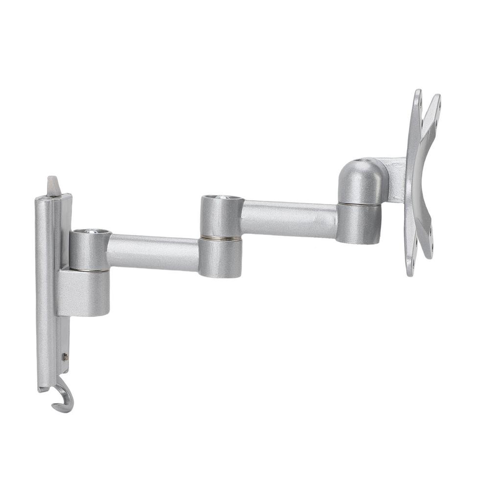 Displayarm Stor Skärm Väggmonterad TV Aluminiumlegering Stor Lastbärande 30in L04 Silvergrå