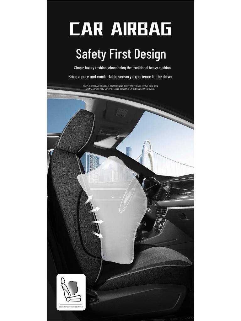 Tayron Model Universal Car Seat Cushion: 4-Season Full Surround Cover