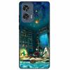 For Moto Edge 50 Fusion Case Silicone Space Animal TPU Soft Black Cover For Motorola Edge 50 Fusion Cases 50Fusion Cool TPUCover