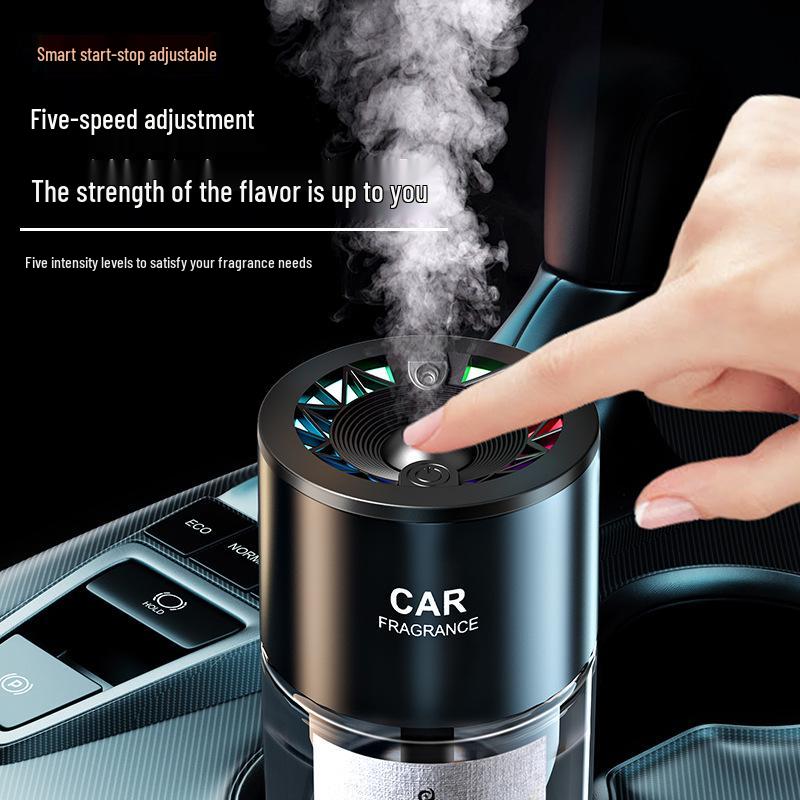 Light-Chasing Aroma Diffuser: Starry Sky Car Perfume, Smart Spray Humidifier, Automatic Interior Fragrance Generator