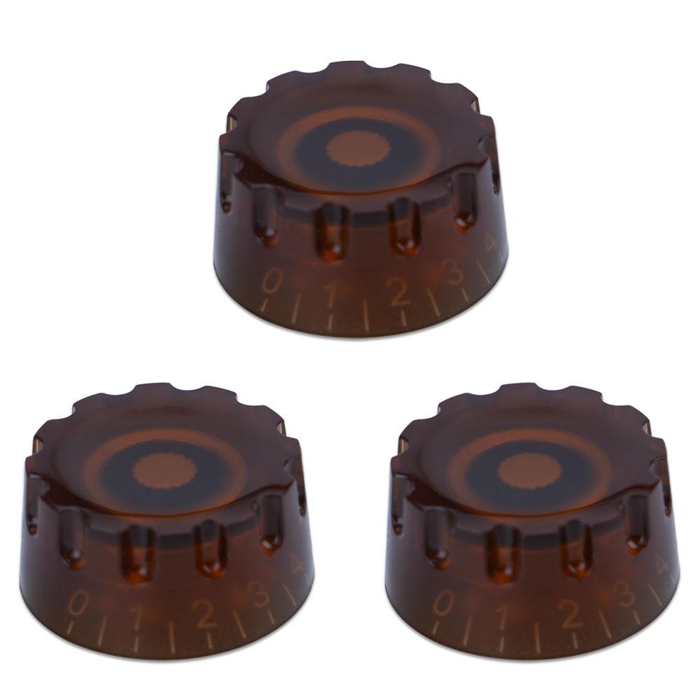 3pcs/4pcs Guitar Knobs Volume Tone Speed Control Knurled Knobs for EPI LP Import Guitar Bass