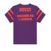 T Shirts Women's Purple Crew Neck Moderate Straight Fit 660744-XJD09-5137
