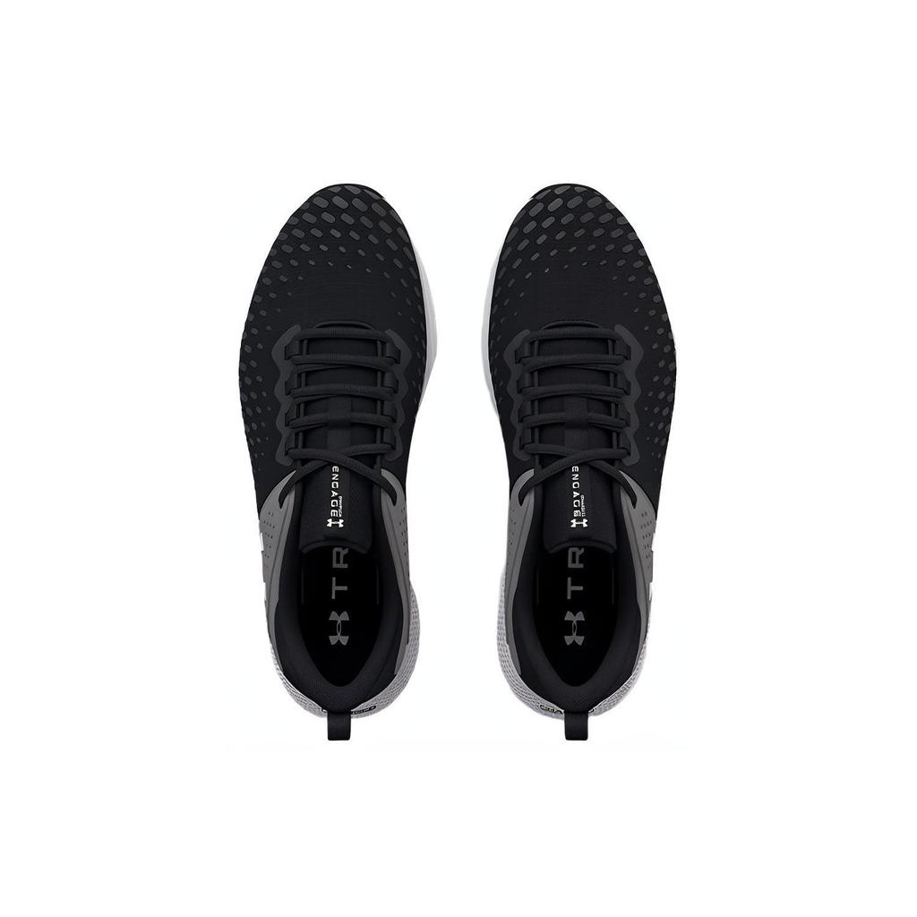 Under Armour Charged Engage 2 Black White Men Sneakers 3025527-001