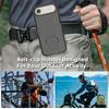 For iPhone Air Case PC + TPU Sliding Screen Cover Kickstand Phone Shell with Clip