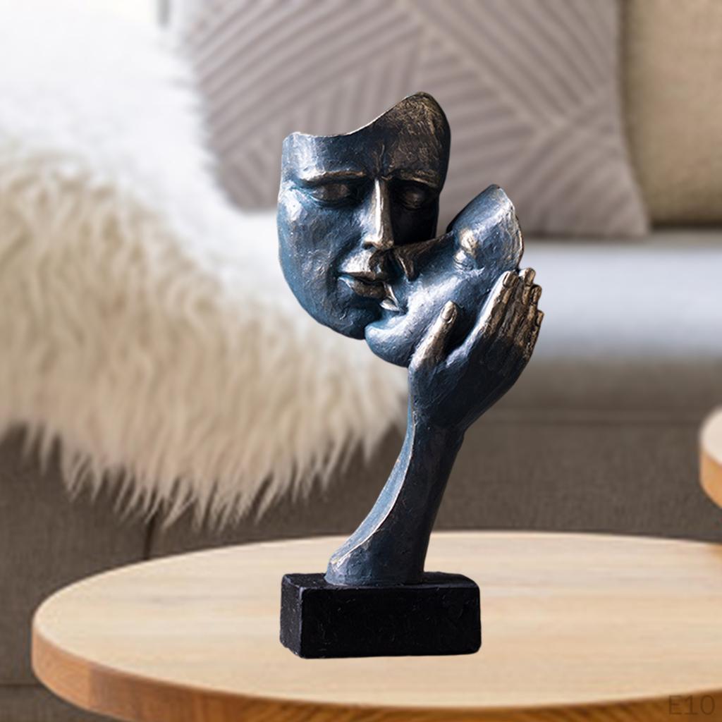Abstract Figurines Statue Living Room Desktop Tabletop Curved Decor Ornament Art Crafts