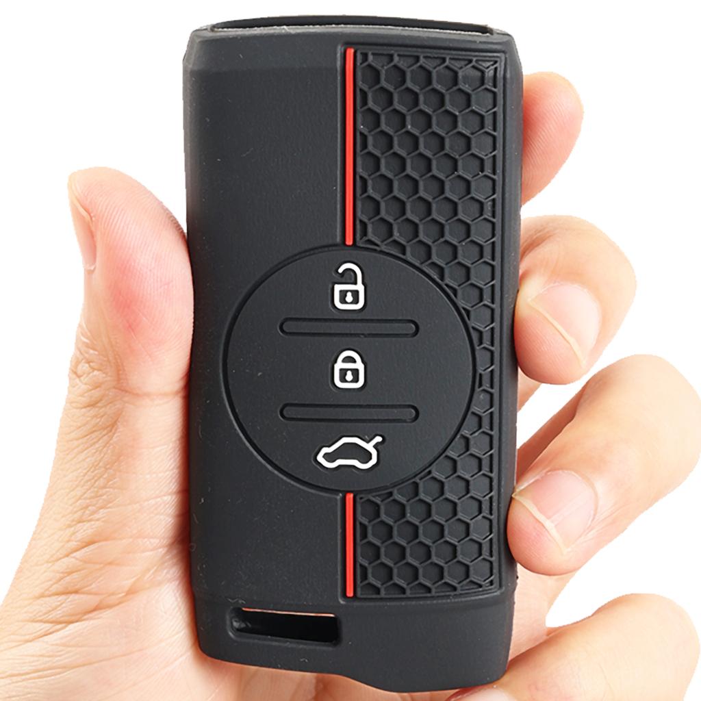 Fernbedienung Schlüsselhülle Gehäuse Halter Schutz Silikon 3 Tasten Für Chery Exeed Tiggo 3x 8 Pro 5x 7 Pro 8 2020 2021 2022 2023 2024